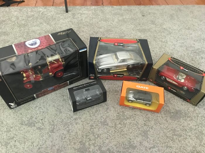 Model Cars Mercedes, Chevrolet, Mini. Ford