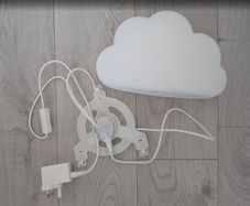 IKEA UPPLYST led wall lamp, cloud white