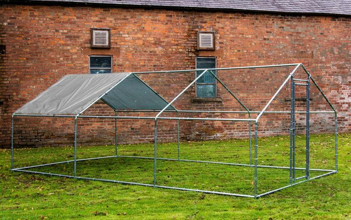 20 X 10 X 6ft Hen Run Pitched Free Roof Free Delievry