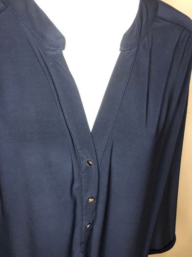 Yours heavy navy blouse (size 30)