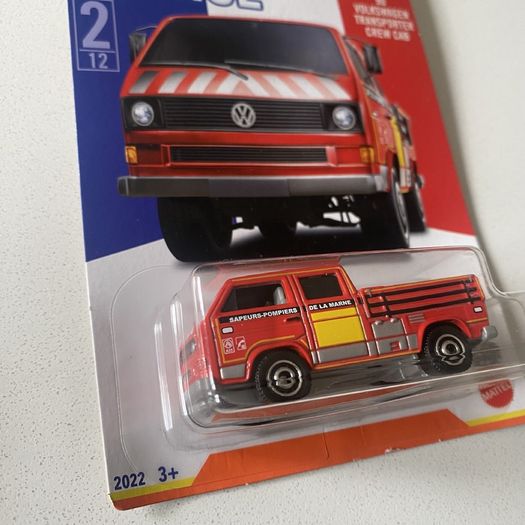 Tesla Roadster, VW Transporter, Fiat 500, Lamborghini Gallardo, Jeep Renegade - Stars of France 2022 Assortments - Exclusive Matchbox
