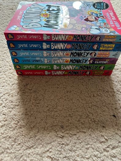 Bunny vs Monkey books