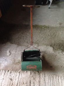 Vintage push lawnmower