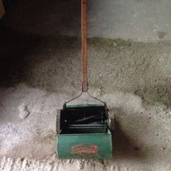 Vintage push lawnmower