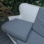 Huge Outdoor Living corner sofa and grey cushions .Please read Image 10