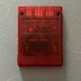 PlayStation 2 PS2 Transparent Red Memory Card Image 2