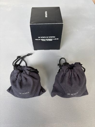Fuji X100 conversion lenses.