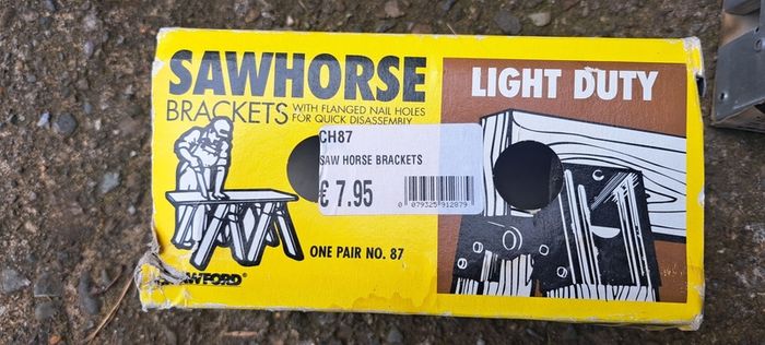 Saw Horse Brackets