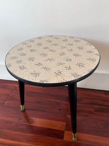 Vintage retro atomic side table