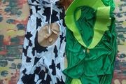 Adult cow + leprechaun costume