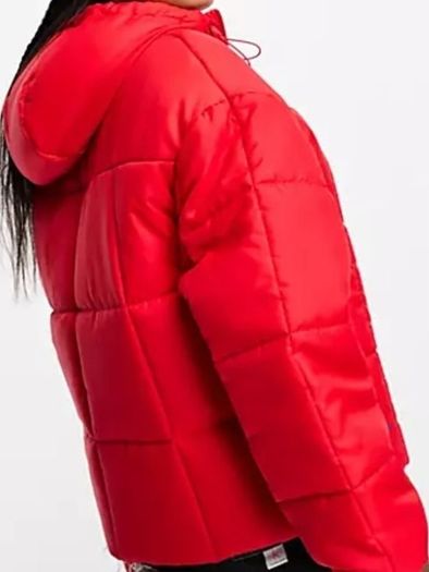 Nike classic puffer jacket in university red