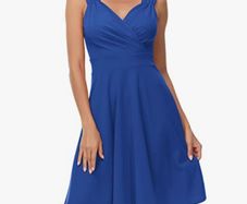 1950s style retro party dress.