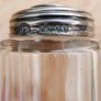 2 Antique Sterling Silver Top, Glass Bottles Pots Image 7