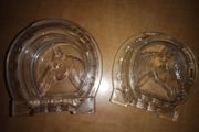 Horse Glass Ashtrays