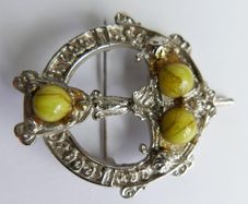 Vintage Scottish Clan Crest Style Brooch