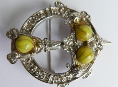 Vintage Scottish Clan Crest Style Brooch