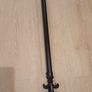Black Metal Curtain Pole & Tiebacks Image 7