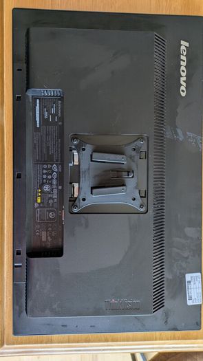 22 inch Lenovo Monitor (no stand)