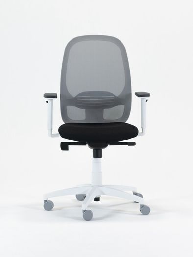 Andy Mesh Back Ergonomic Operators Chair White Frame