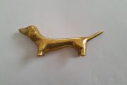 DASCHUND - Solid Brass - Ornament