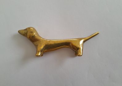 DASCHUND - Solid Brass - Ornament