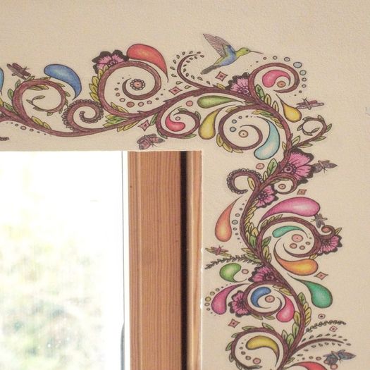 Handcrafted Bohemian Wall Art Decal/Sticker/Art Transfer