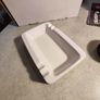 Rectangular white ceramic ashtray no stamp Image 7