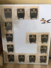 Framed Vintage Guinness Bar Piece