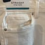 BNWT Next Cream Straight Leg Jeans Size 8R Image 2