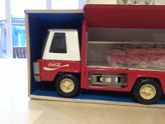 Coca Cola 1970 Buddy L Steel Truck Rare MINT with original box
