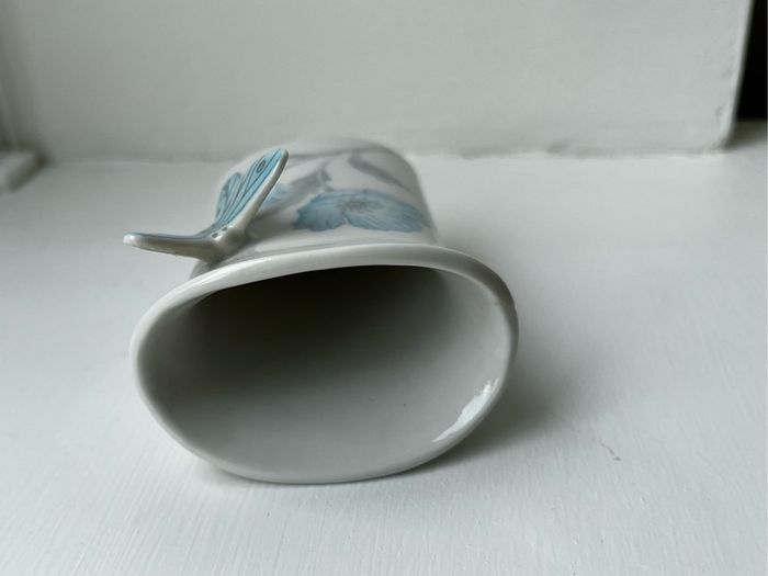 Miniature Vintage Butterfly Vase