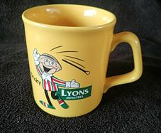 Lyons tea minstrel mug.