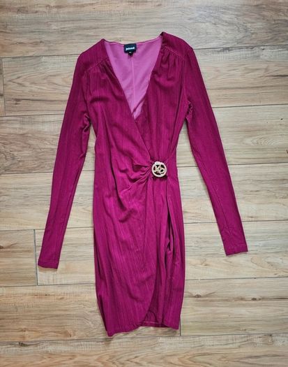 Just Cavalli (Roberto Cavalli) Red Wrap Dress