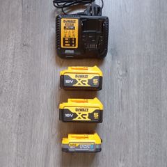 DeWalt Batteries & Charger (New)
