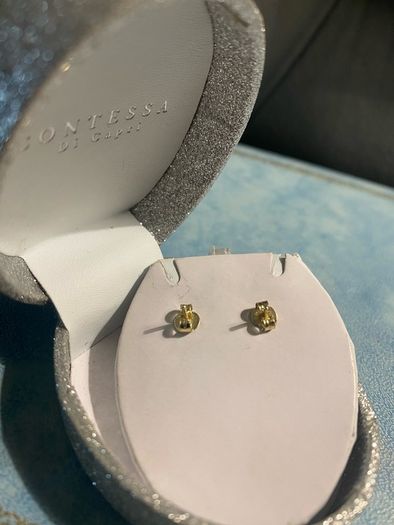 Sterling silver gold plated earrings