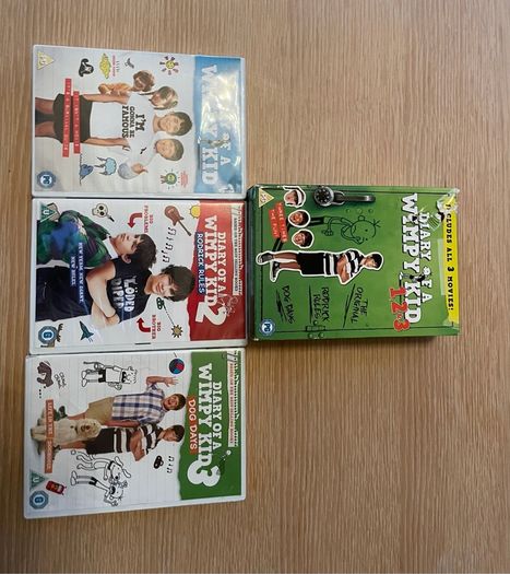 Diary of a Wimpy Kid dvds 1,2,3