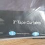 BNIP - Grey Curtains - 114 x 183cm - (45x72) - 3" Tape - # Image 2