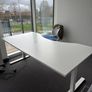 Electric Standing Desk 200x100cm, Spacious, Stable, Perfect for Dual Monitors Image 2