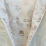 H&M White Cotton Summer Dress with beautiful floral lining UK8 EU36 Image 3