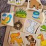 Goki Who Eats What? Wooden Matching Puzzle Image 6