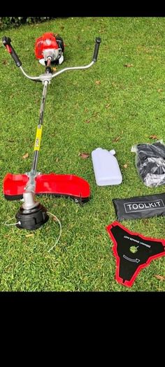 52cc petrol garden strimmer