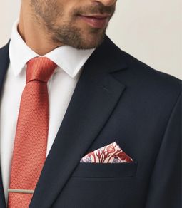 x3 Bundle - Brand New Next Rust Red Tie & Pocket Square Set - RRP - 22.50