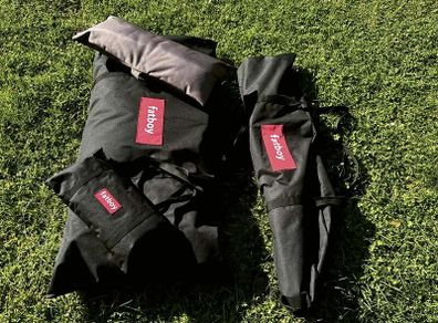Fatboy hammock with pillow, cover and pockets - like new