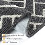 NEW SALE | Indoor Door Mats, 50 x 80 cm door mat non slip backing, Dirt Trapper Mat Absorbent Non-Slip Doormat for Entrance, Inside, Kitchen, Front Back Door, Pets and Garden Image 4