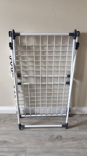 Clothes Drying Rack & Large Laundry Basket Set
