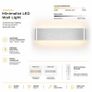 Wall Lights - Smart LED Wall Light with Remote Control / NEW Image 8