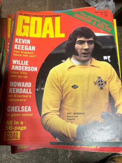 Job lot of approx 150 Goal magazine
