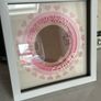Personalised handmade photo frame perfect present for new baby Image 2