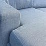Grey L shaped corner sofa Image 7