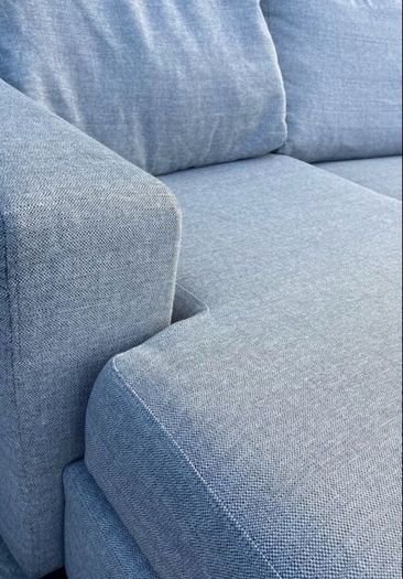 Grey L shaped corner sofa